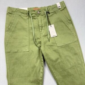 Judy Blue Pants Womens 13/31 High Waist Olive Green Stretch Joggers Active NEW